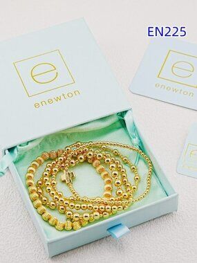 Enewton Gold Five-Piece Bracelet Set